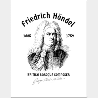 George Frideric Handel composer Posters and Art